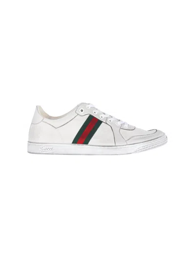 Gucci "stretch" Sneakers In White