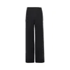 Gucci Stretch Technical Wool Pants In Black