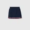 GUCCI GUCCI STRETCH VISCOSE PLEATED SKIRT