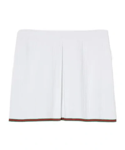 GUCCI STRETCH VISCOSE SKIRT WITH WEB