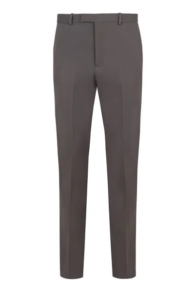 Gucci Panama Split-hem Trousers In Purple