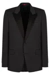 Gucci Stretch Wool Two-pieces Suit In Black