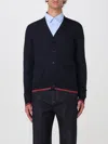 Gucci Textured Knit Sweater Contrast Trim In Brown