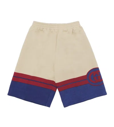 Gucci Kids' Stripe Detailed Shorts In Beige