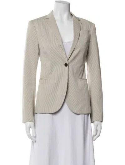 Pre-owned Gucci Striped Blazer In Neutral