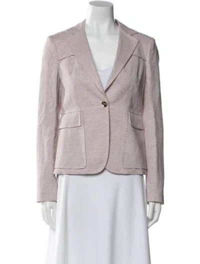 Pre-owned Gucci Striped Blazer In Red