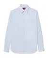 Gucci Striped Cotton Poplin Shirt In White