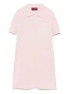 Gucci Compact Mini Polo Dress In Pink