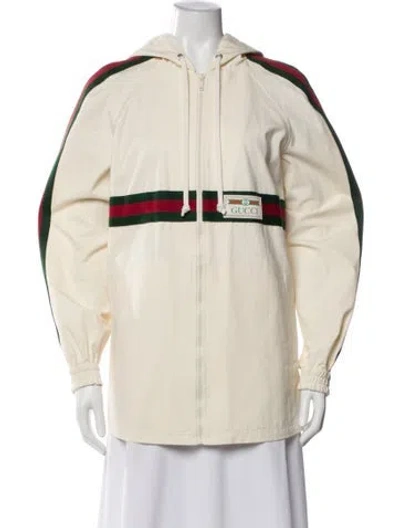Pre-owned Gucci Striped Jacket In Neutral