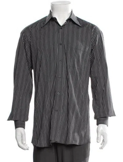 Pre-owned Gucci Striped Long Sleeve Shirt In Multi