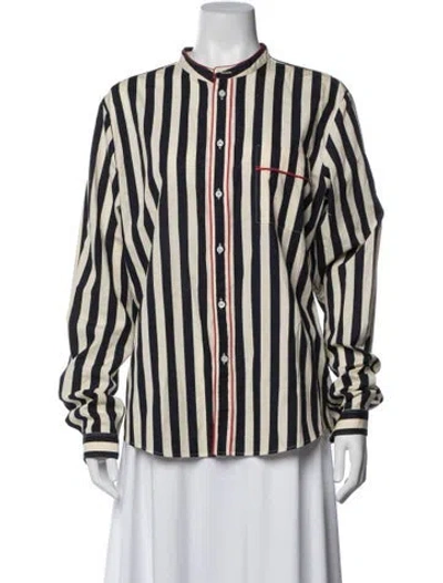 Pre-owned Gucci Striped Lounge Set In Blue