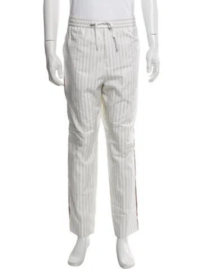 Pre-owned Gucci Striped Pajama Bottoms In Neutral