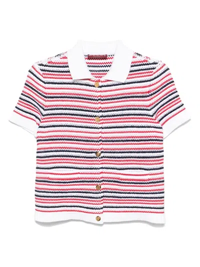 Gucci Striped Shirt In White