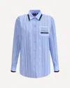 Gucci Horsebit Striped Cotton Shirt