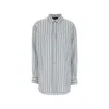 Gucci Striped Shirt In White/blue