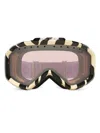Gucci Striped Ski Goggles In Brown