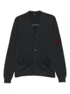 Gucci Striped-sleeve V-neck Cardigan In Multi