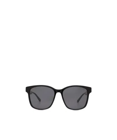Gucci Striped Square-frame Sunglasses In White