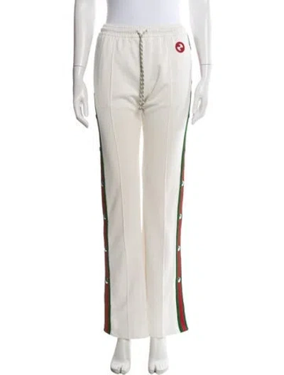Pre-owned Gucci Striped Sweatpants In Neutral