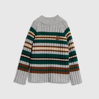 Gucci Striped Sweater In Multi
