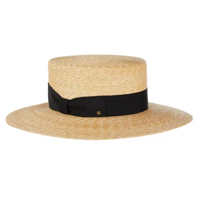 Gucci Straw Boater Hat