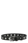 GUCCI STUDDED LEATHER BELT FOR WOMEN