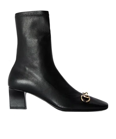 Gucci Stylish And Versatile High-heeled Boots In Black