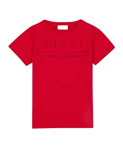 Gucci T-shirt Kids In Red