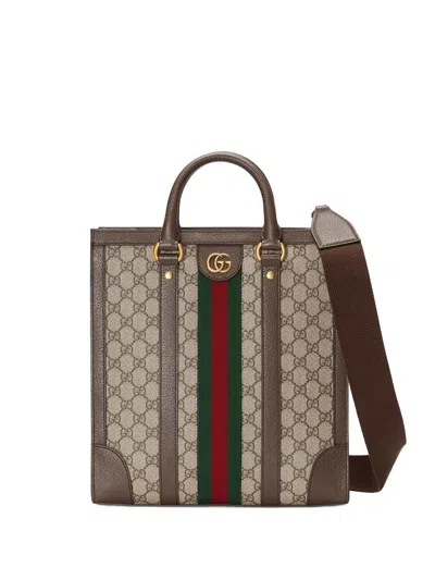 Gucci Stylish Beacero Tote Handbag For Men In Tan