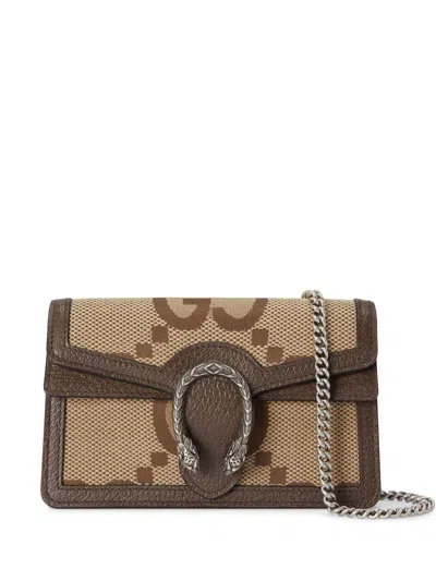 Gucci Stylish Camel Eb Mini Handbag For Women In Burgundy