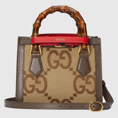 Gucci Stylish Diana Mini Tote Handbag For Women In Brown