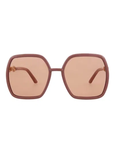 Gucci Stylish Square Sunglasses For Women In Brown