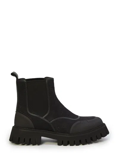 Gucci Gg Ankle Boots In Black