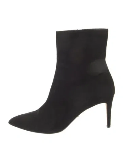 Pre-owned Gucci Suede Boots In Black