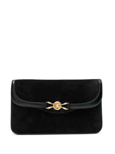 Pre-owned Gucci Suede Clutch Bag