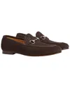 Gucci Horsebit Suede Loafers