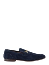 Gucci Jordaan Horsebit-embellished Suede Loafers In Black