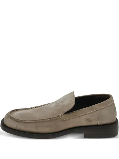 Pre-owned Gucci Suede Loafers