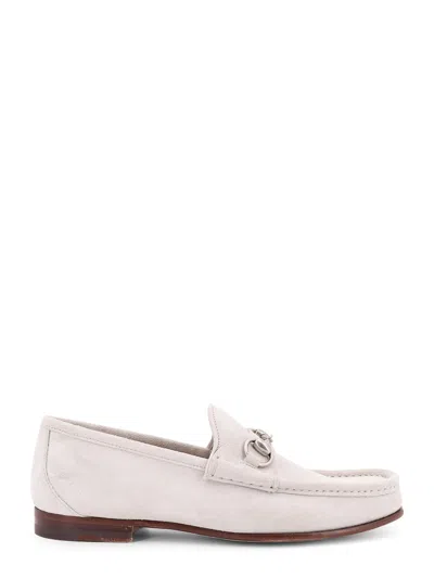 Gucci Suede Loafers With Iconic Horsebit