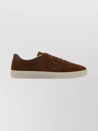 GUCCI SUEDE LOW-TOP G75 SNEAKER STYLE