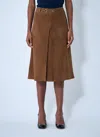Gucci Suede Midi Skirt