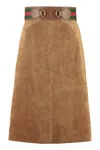 GUCCI GUCCI SUEDE SKIRT