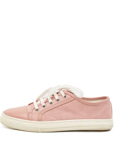 Pre-owned Gucci Suede Sneakers