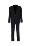 Gucci Wool Suit Double-breasted Design Structured Shoulders In Blue