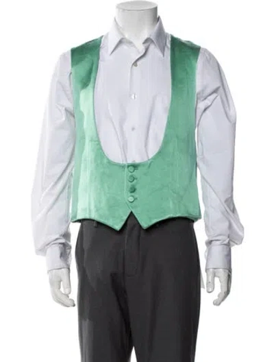 Pre-owned Gucci Suit Vest In Green