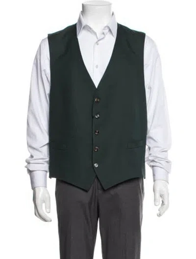 Pre-owned Gucci Suit Vest W/ Tags In Green