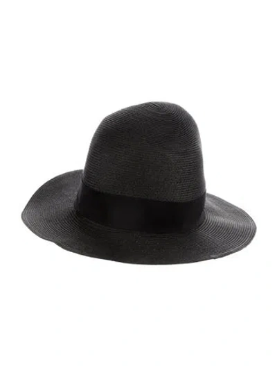 Pre-owned Gucci Sun Hat In Black