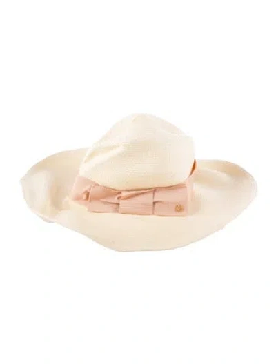 Pre-owned Gucci Sun Hat In Neutrals