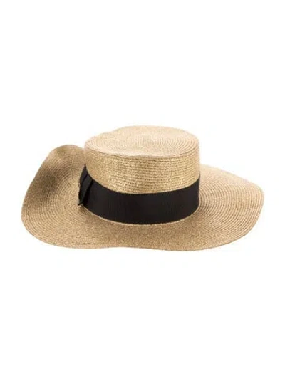 Pre-owned Gucci Sun Hat In Neutrals