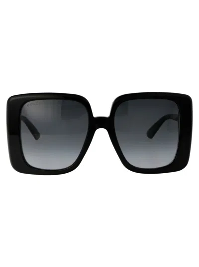 Gucci Gg1314s Sunglasses In 001 Black Black Grey